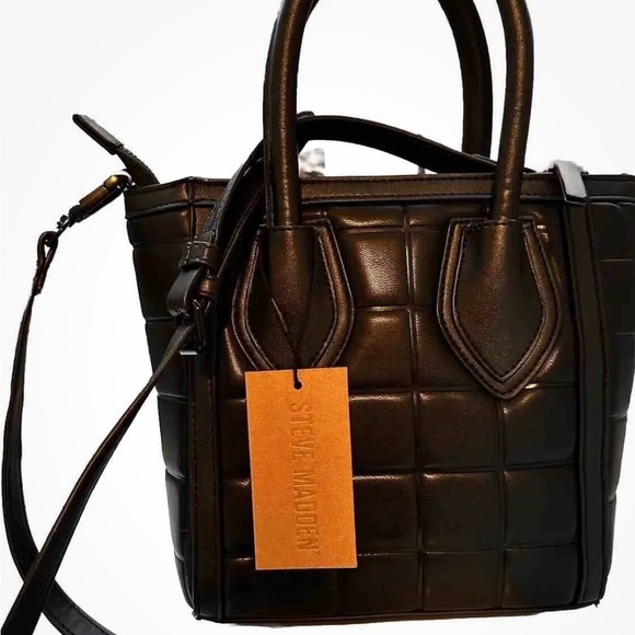 Steve Madden tote convertible black - Picture 2 of 7